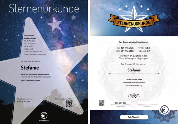 Certificati stelle i ufficiali