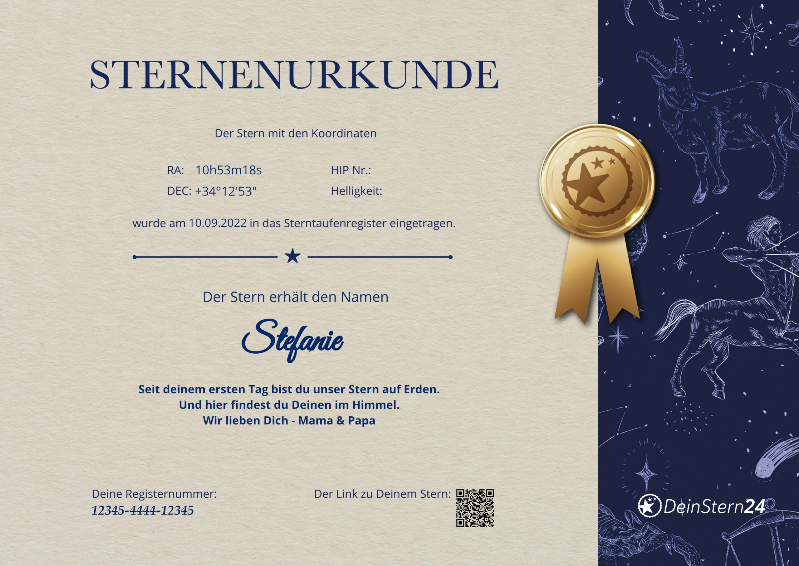 Certificato con sigillo