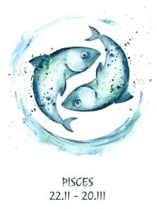 Un simbolo del pesce dipinto a mano