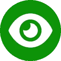 Icona Occhio Verde